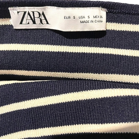 Navy White Stripe Dress 💙 - Picture 8 of 9